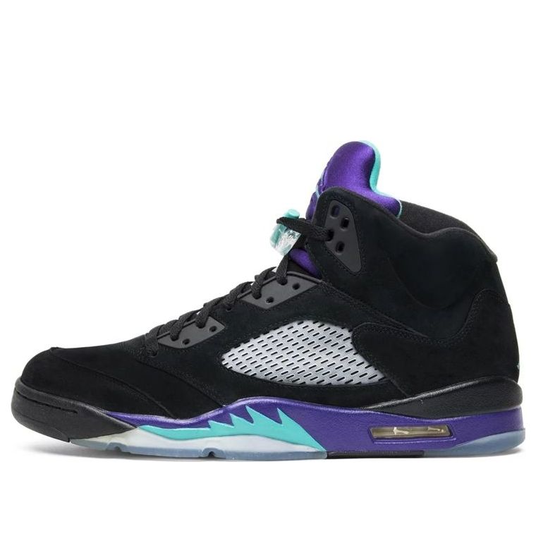 Air Jordan 5 Retro 'Black Grape'  136027-007 Signature Shoe