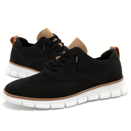 Lace-up Sneakers, Athletic Lightweight And Breathable